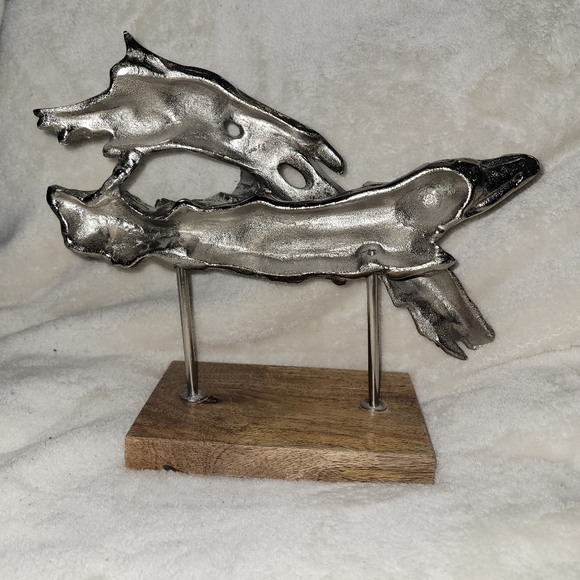 Silverstone Metal Driftwood Sculpture - Picture 2 of 2